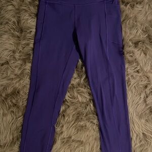 Victoria's Secret On Point Flow Purple Leggings